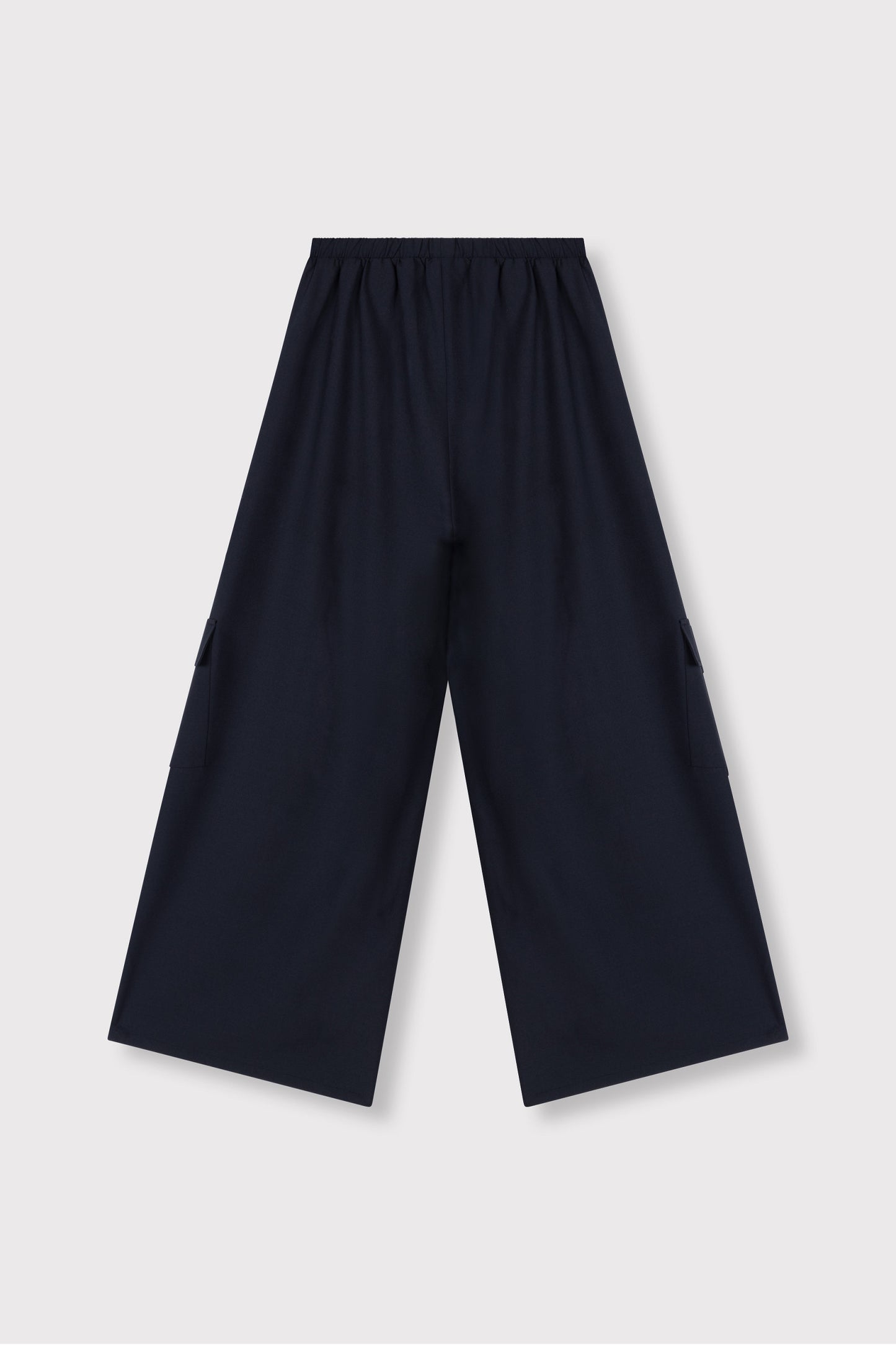 Refined Department broek donker blauw wijd model ladies woven navy pants with pleats MILA
R2609159011