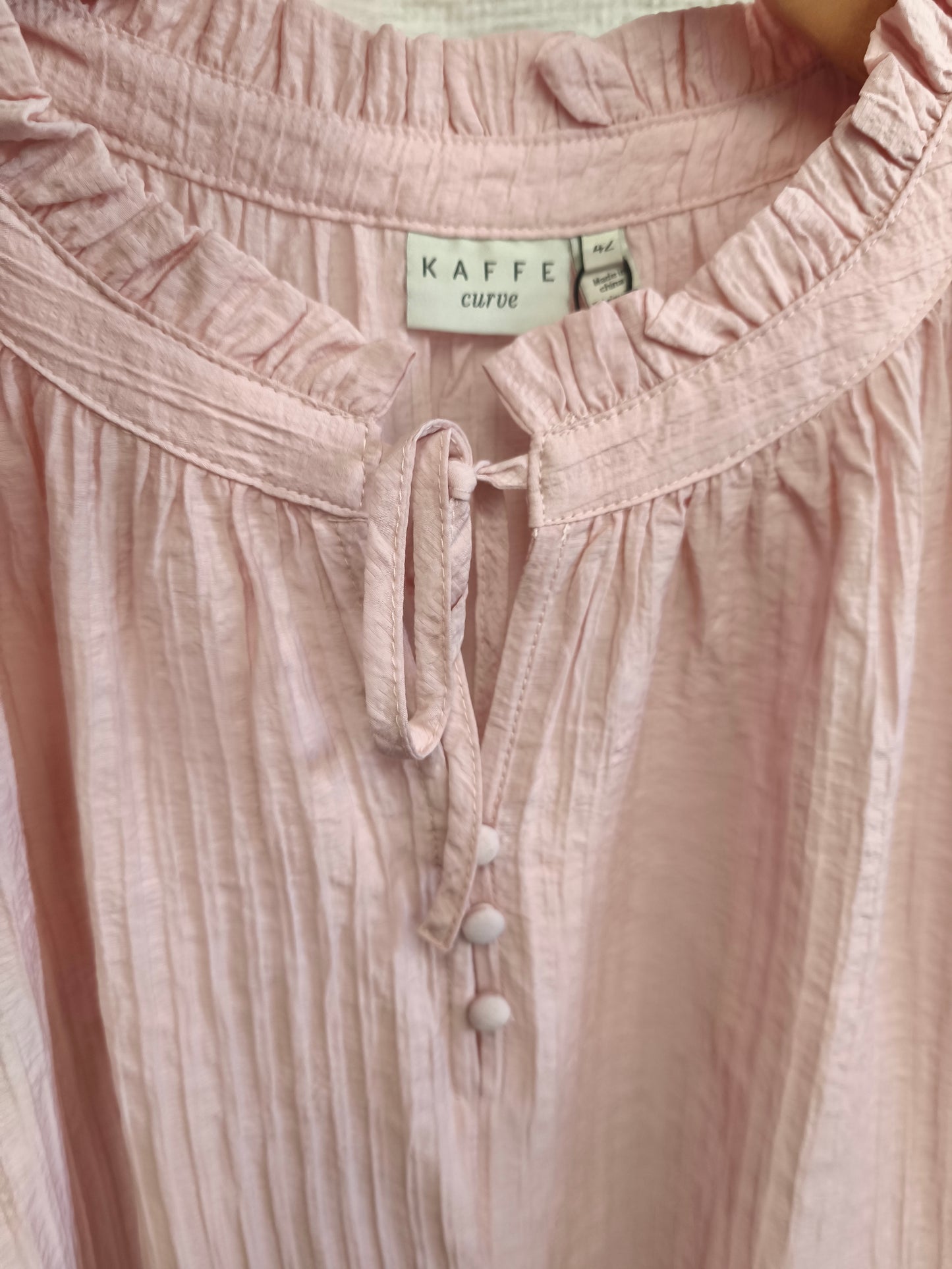 Kaffe Curve licht roze blouse model KClisana lotus 
