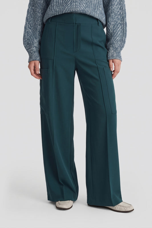 Fluresk broek petrol cargo blauw groen model Ive Pants Azure green 