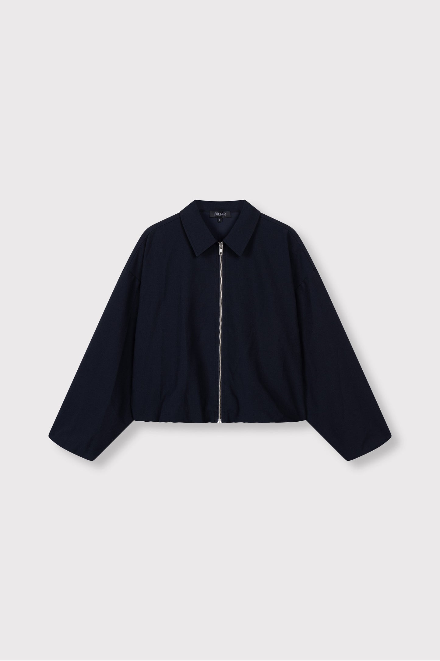 Refined Department jasje donker blauw model Navy ladies woven long sleeve bomber DENI
R2609459010
