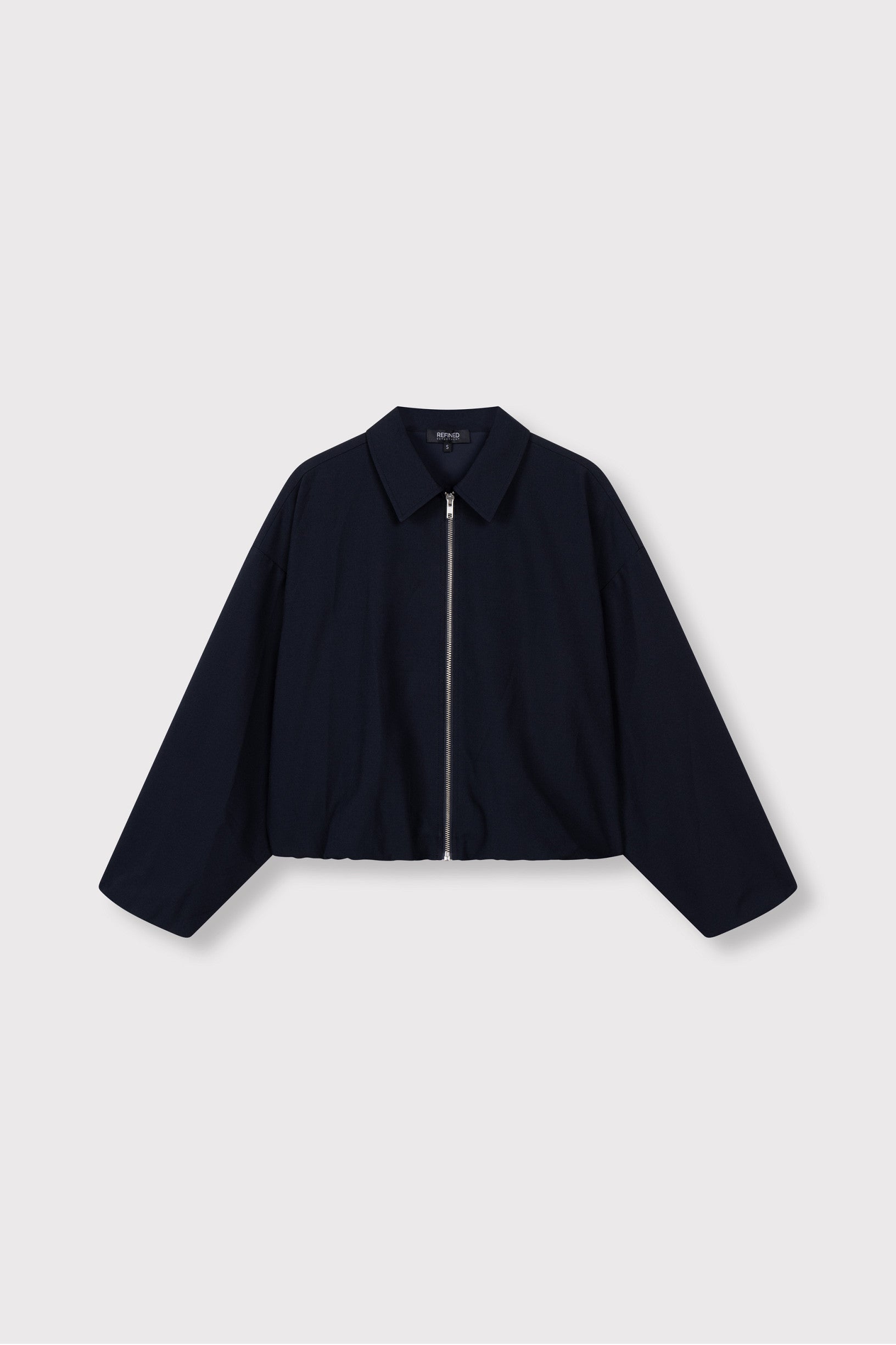 Refined Department jasje donker blauw model Navy ladies woven long sleeve bomber DENI
R2609459010