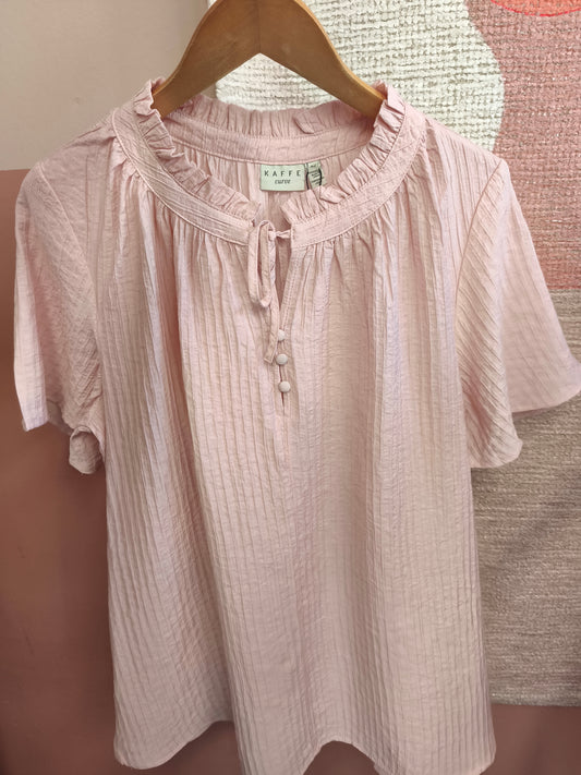 Kaffe Curve licht roze blouse model KClisana lotus 
