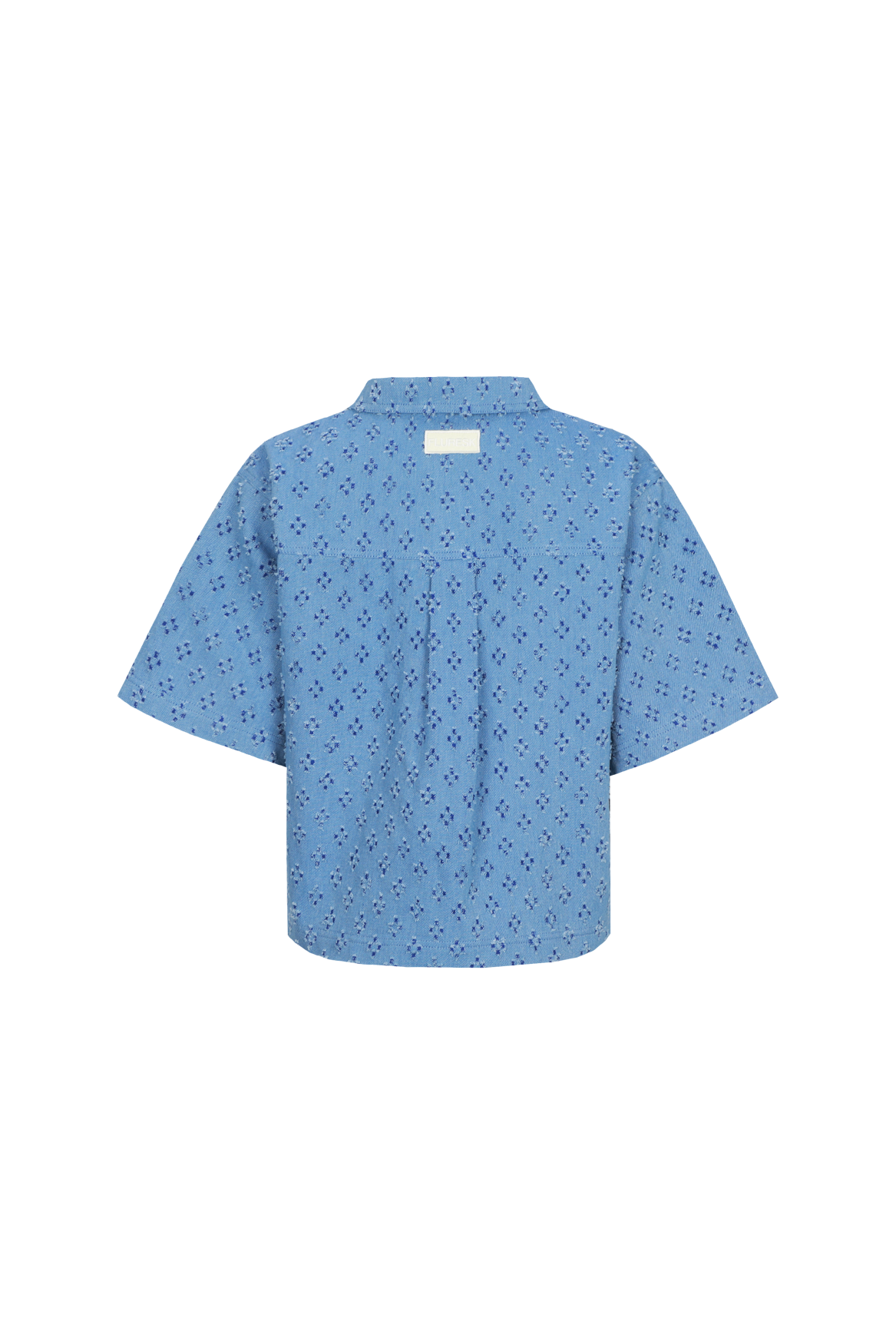 Fluresk blouse denim look model Sana top mid blue