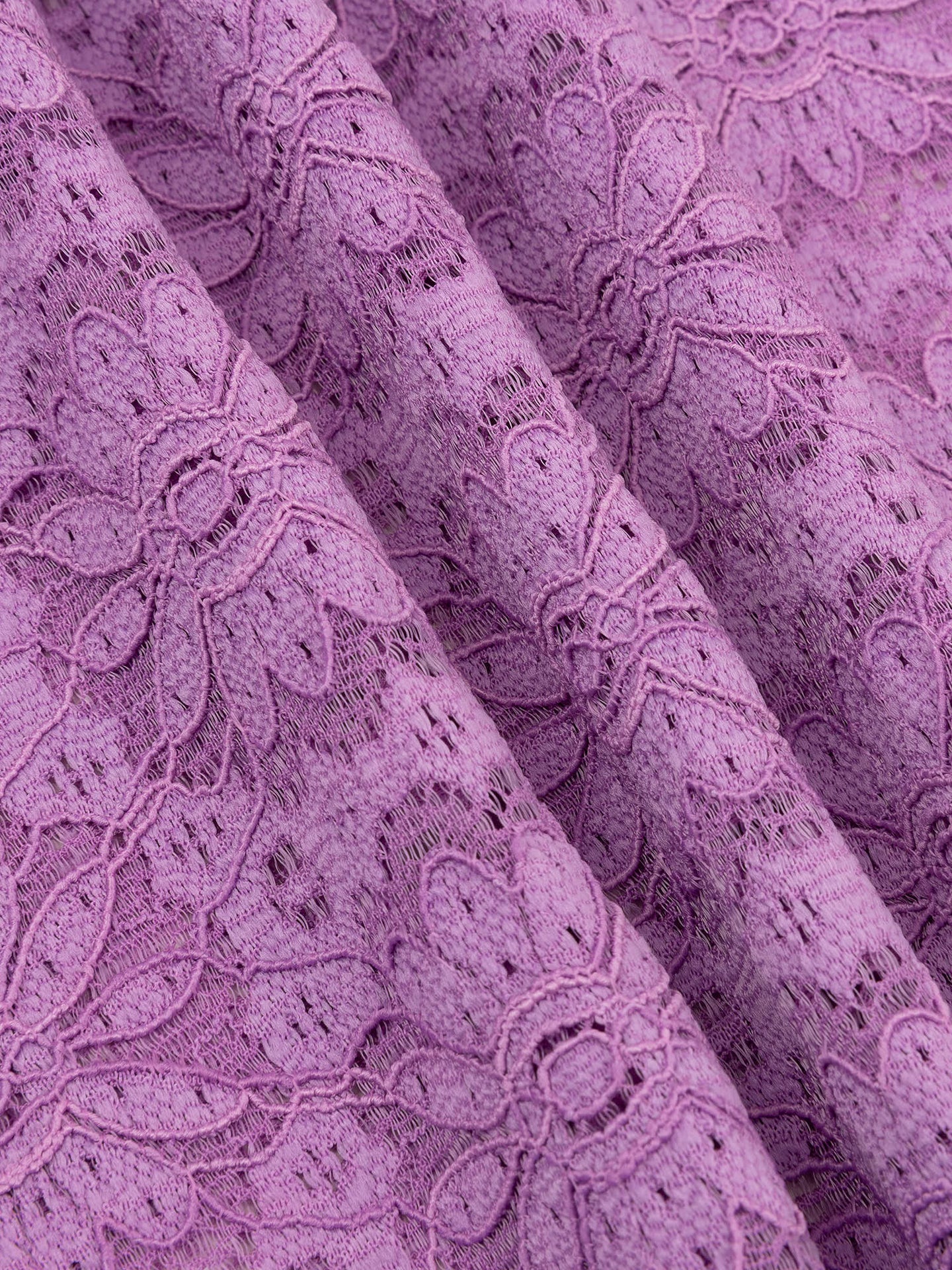 Ydence lila kanten longsleeve model Loiza top violet 