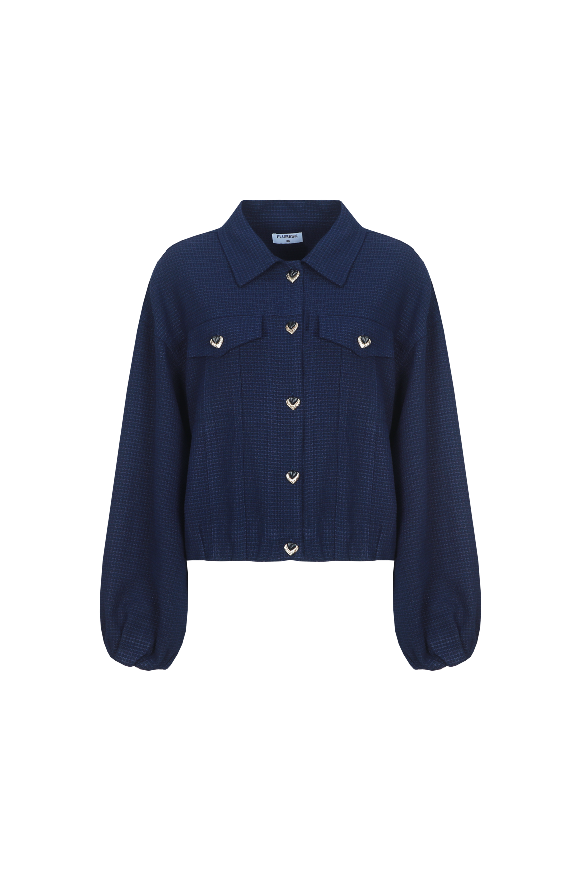 Fluresk jasje donker blauw model Arlene jacket navy blue