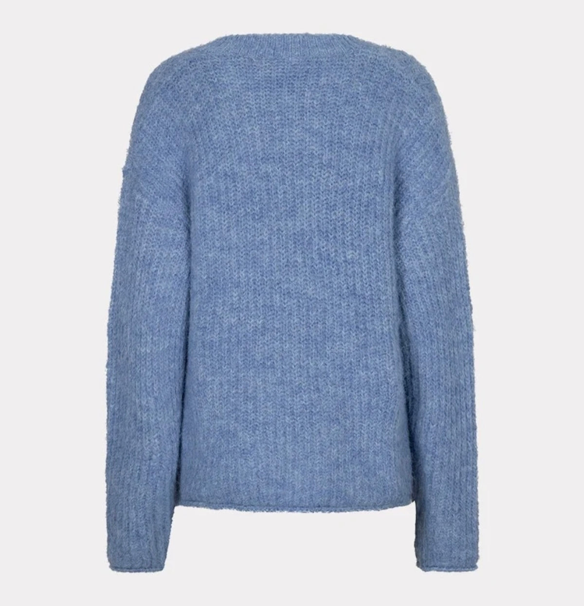 Esqualo blauwe trui met sierknopen
