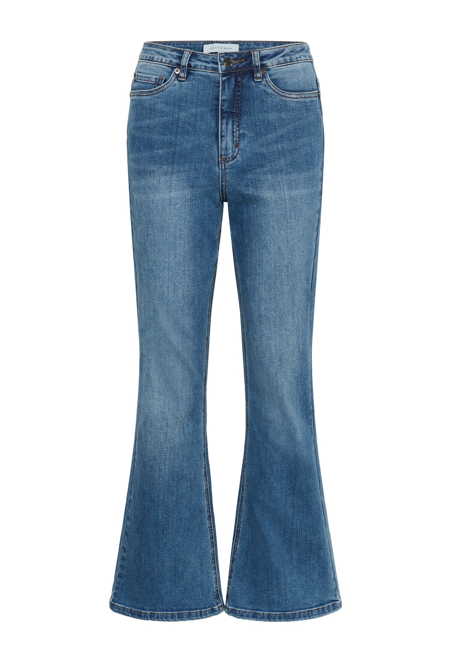 Kaffe jeans medium blue flared fit model KAforest denim