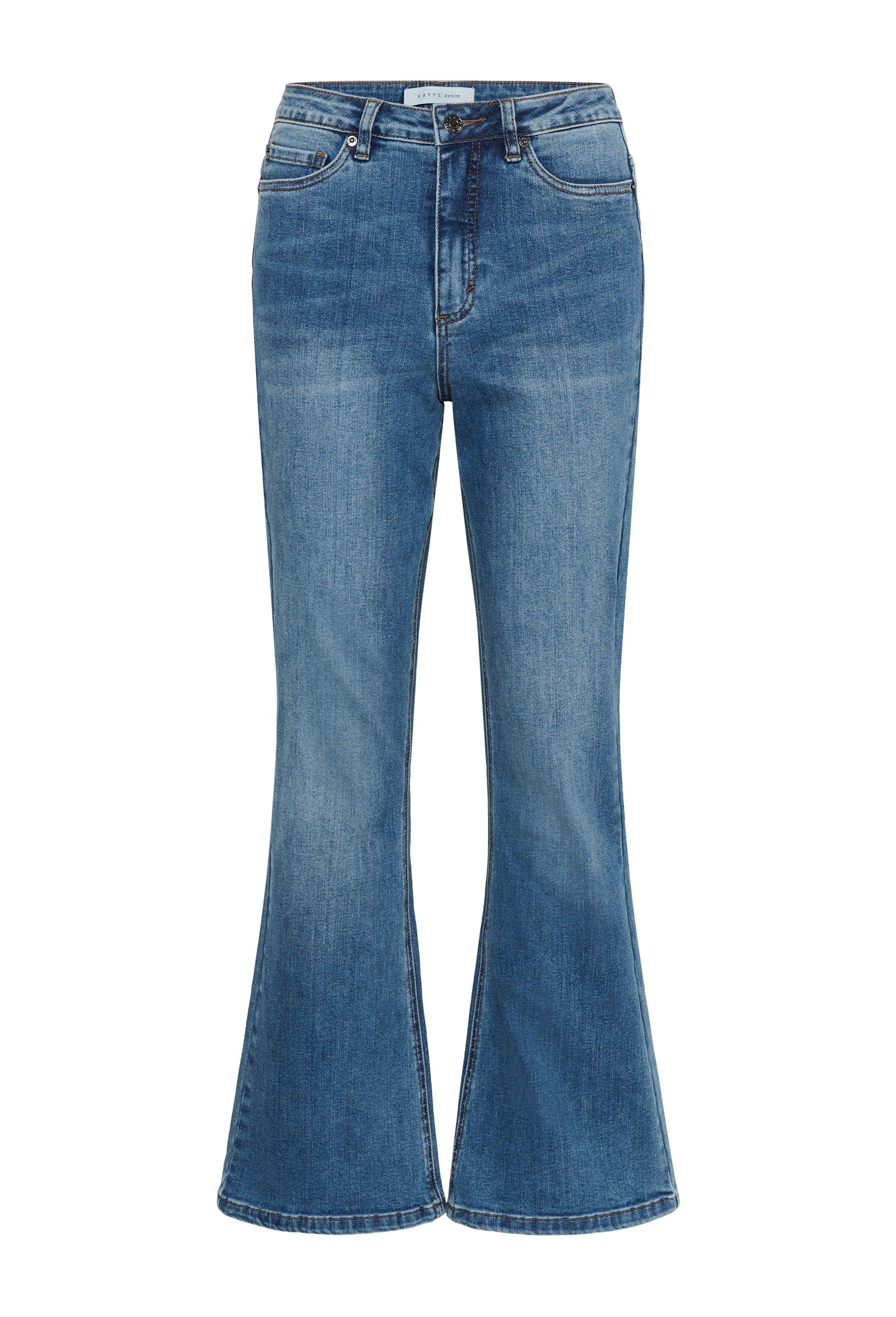 Kaffe jeans medium blue flared fit model KAforest denim