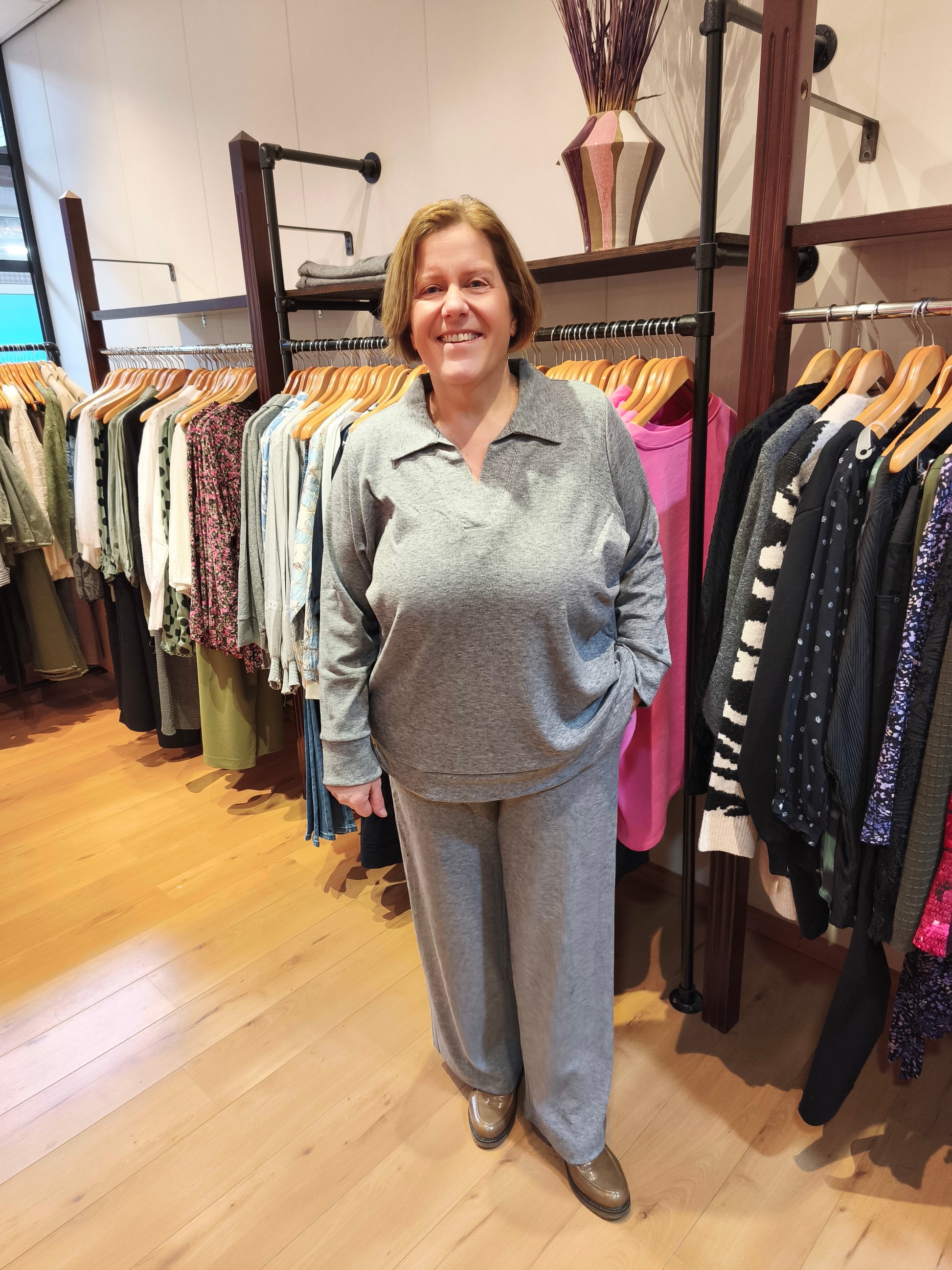 Zhenzi trui grijs model Alaia 1177