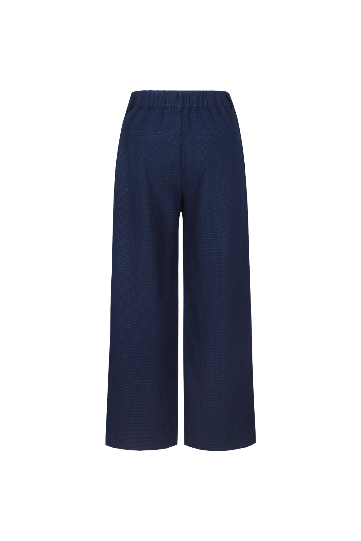 Fluresk donker blauwe pantlon met structuur model broek Ronja panta navy blue 
