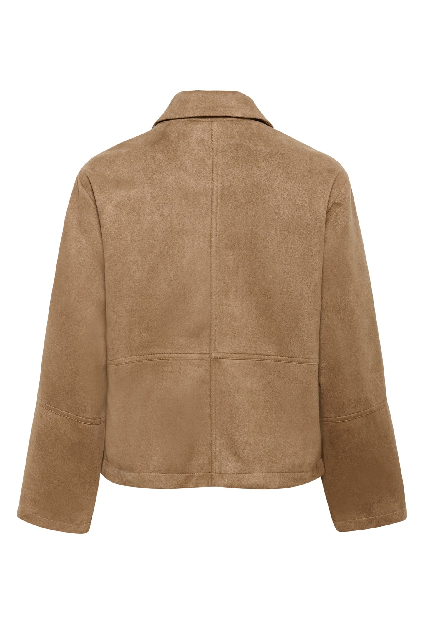 Cream suède look jasje camel model CRCala Casual jacket