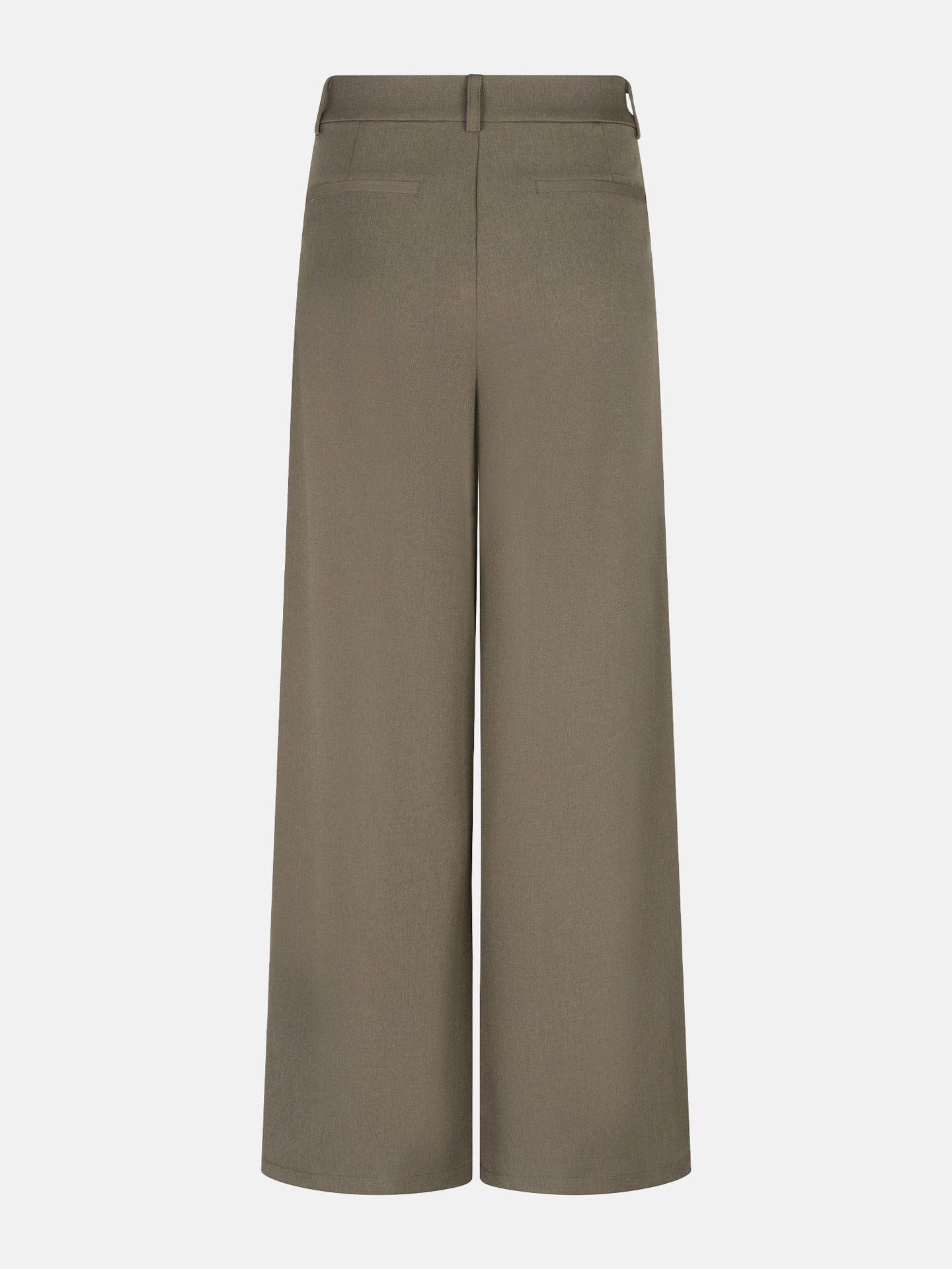 Ydence pantlon olijf groen taupe model Pants Agatha Dusty olive