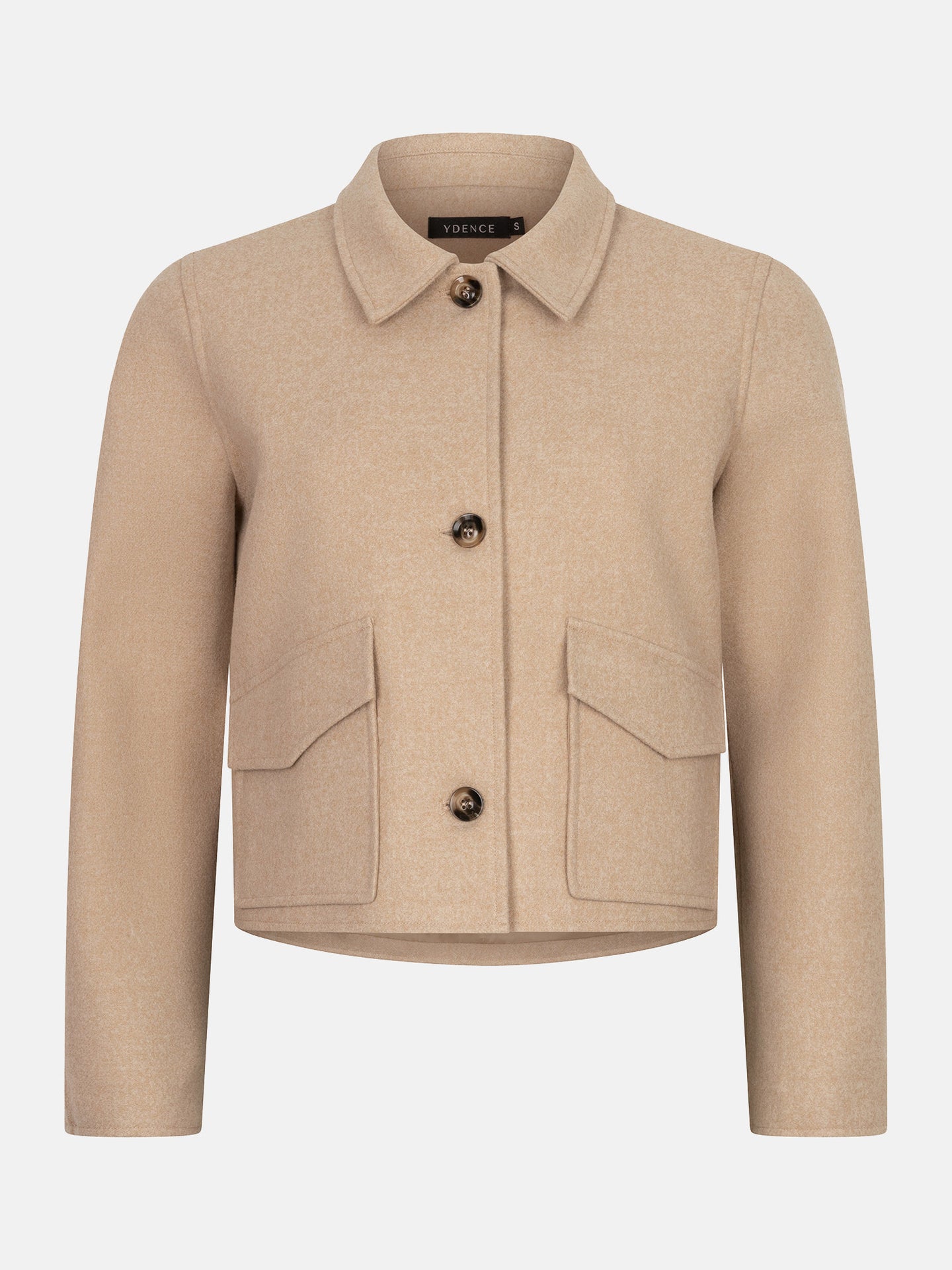 Ydence jasje zandkleur model Jacket Adina Beige
