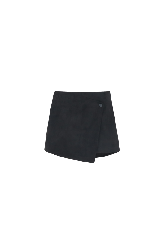 Fluresk short zwart suède look model Senna shorts black 