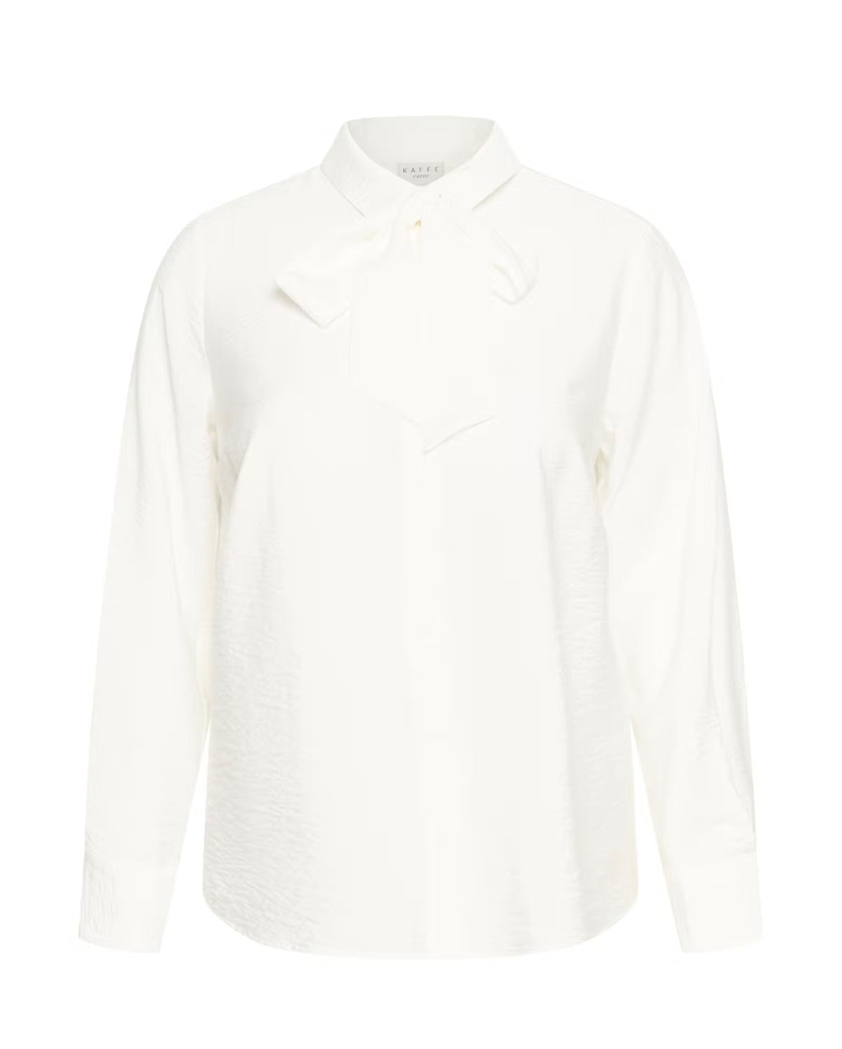 Kaffe Curve blouse offwhite model KCgila Shirt Chalk