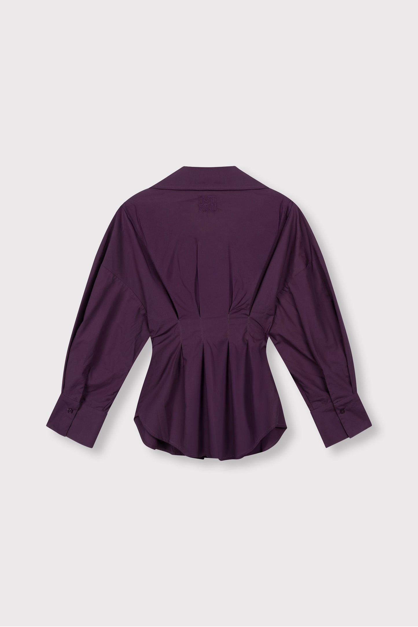 Refined Department blouse paars model Plum aubergine ladies woven oversized fitted GUUSJE
R2609941067
