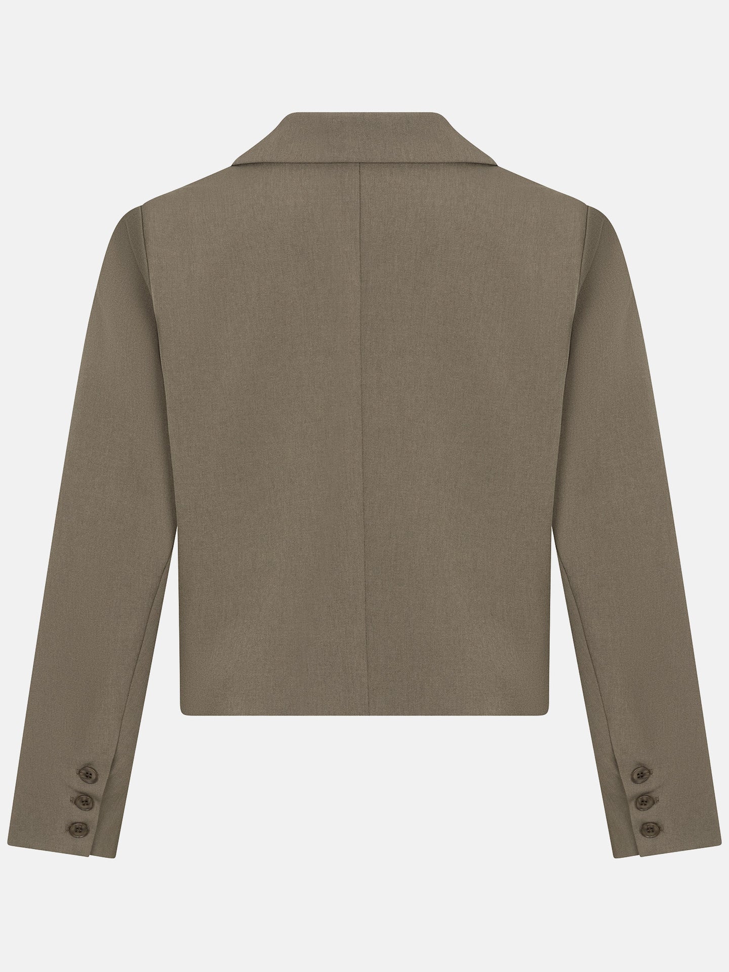 Ydence Blazer olijf groen taupe model Ayla Dusty olive