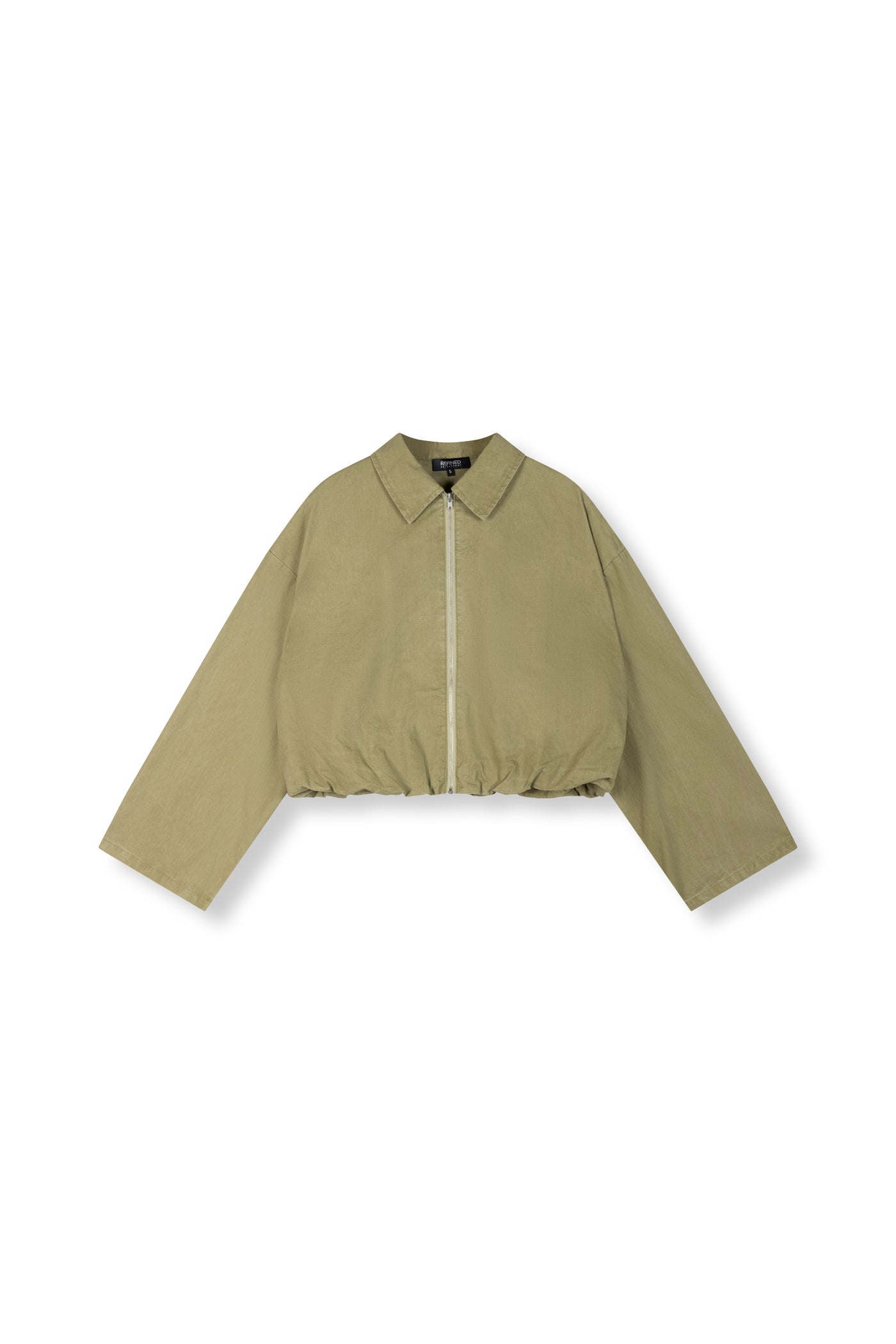 Refined Department jasje groen korter wijd model ALEY JACKET Army 