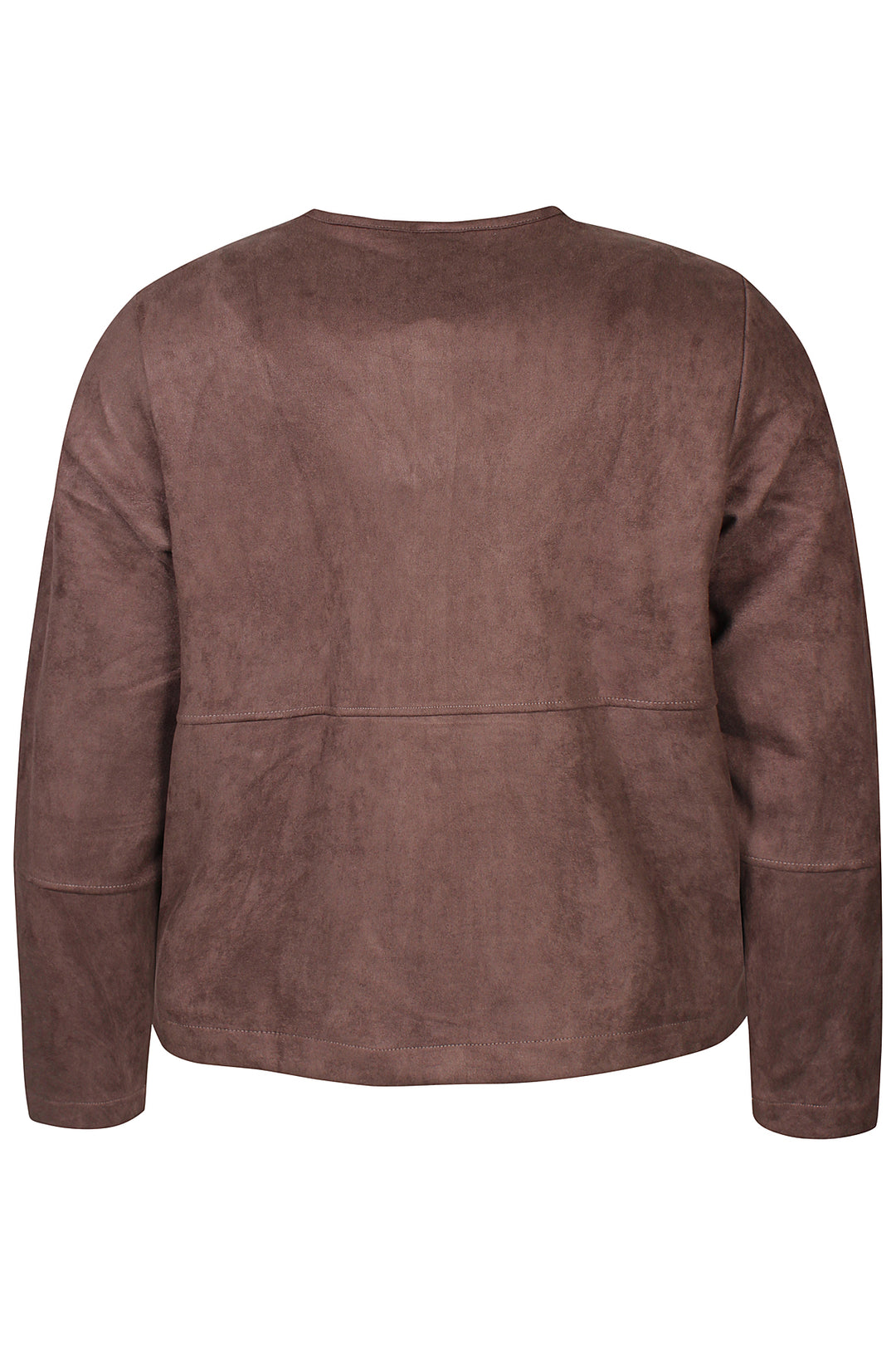 Zhenzi suède look bruin blouse jasje model Faan 1557 Jacket Brown