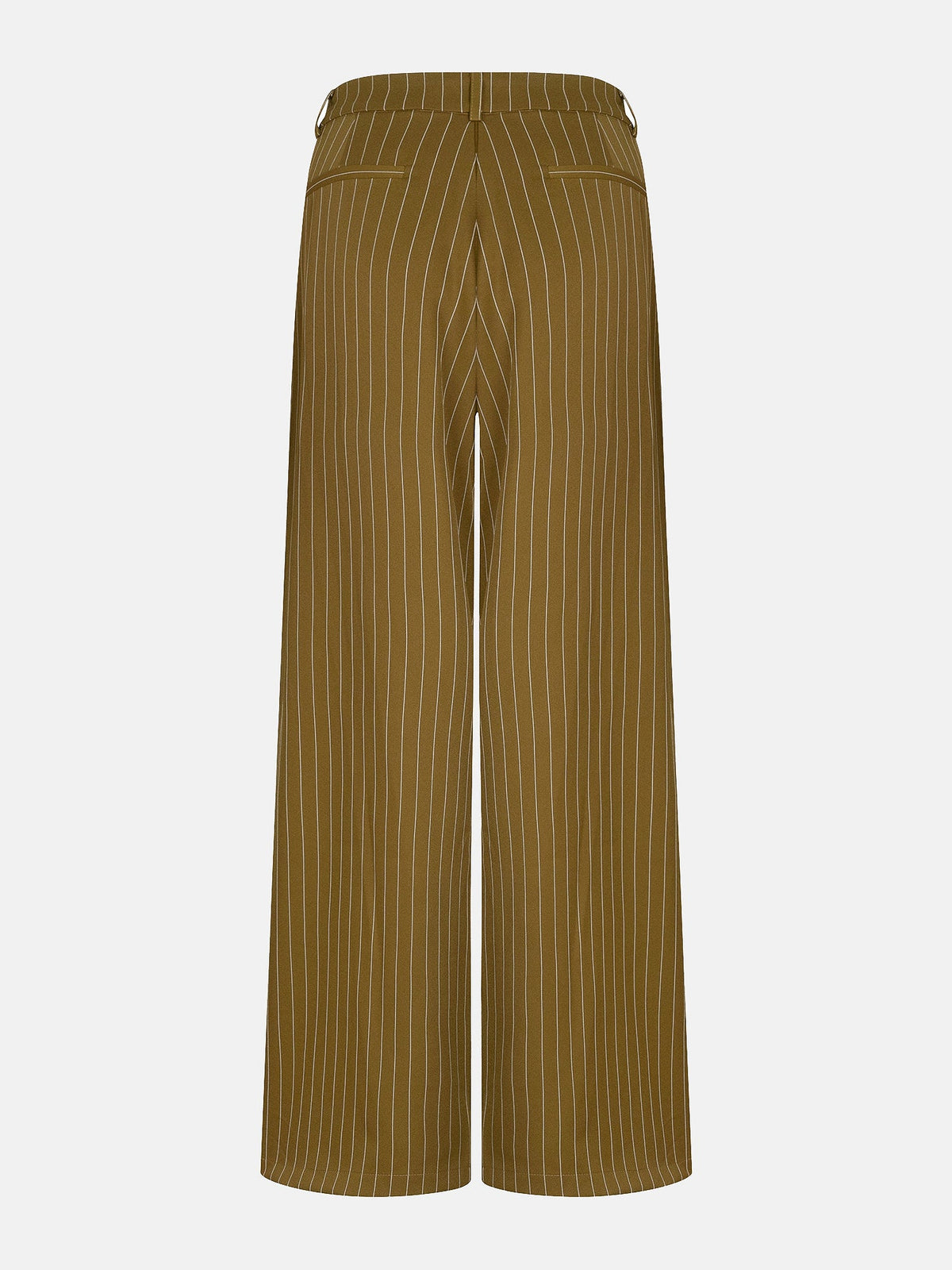 Ydence broek groen olijf met krijtstreep pantalon model Pants Kelly Olive