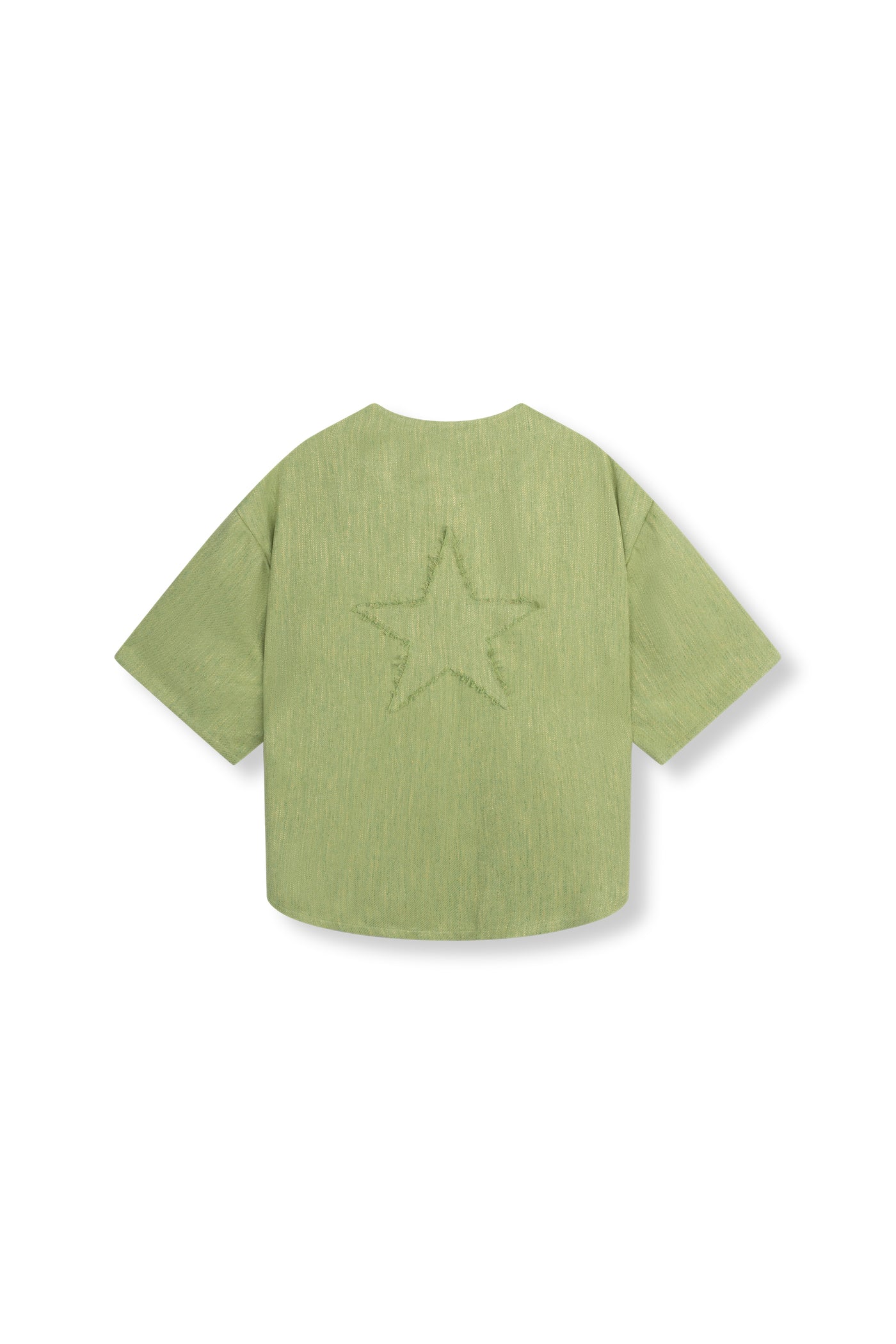 Refined Department shirt groen model Bennie baseball look blouse Marcha