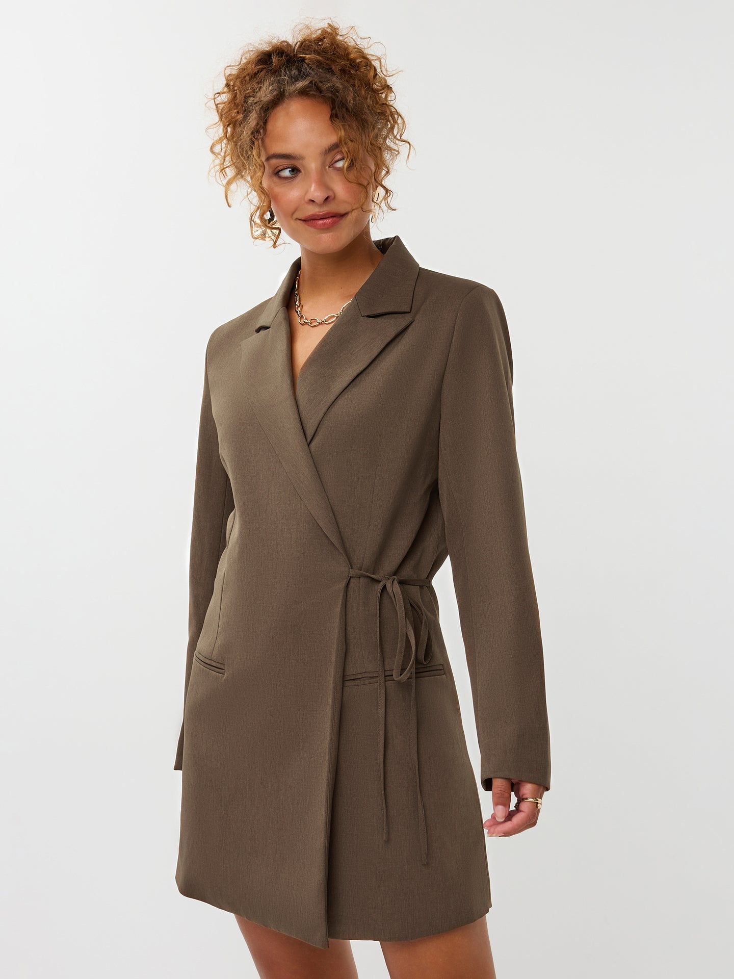 Ydence blazer Dress April bruin Mud