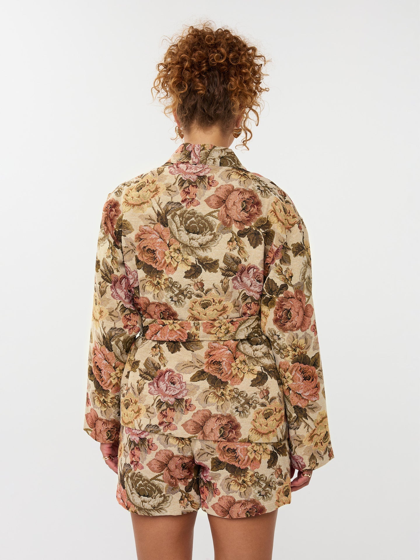 Ydence blazer Kimono Penny Rose print