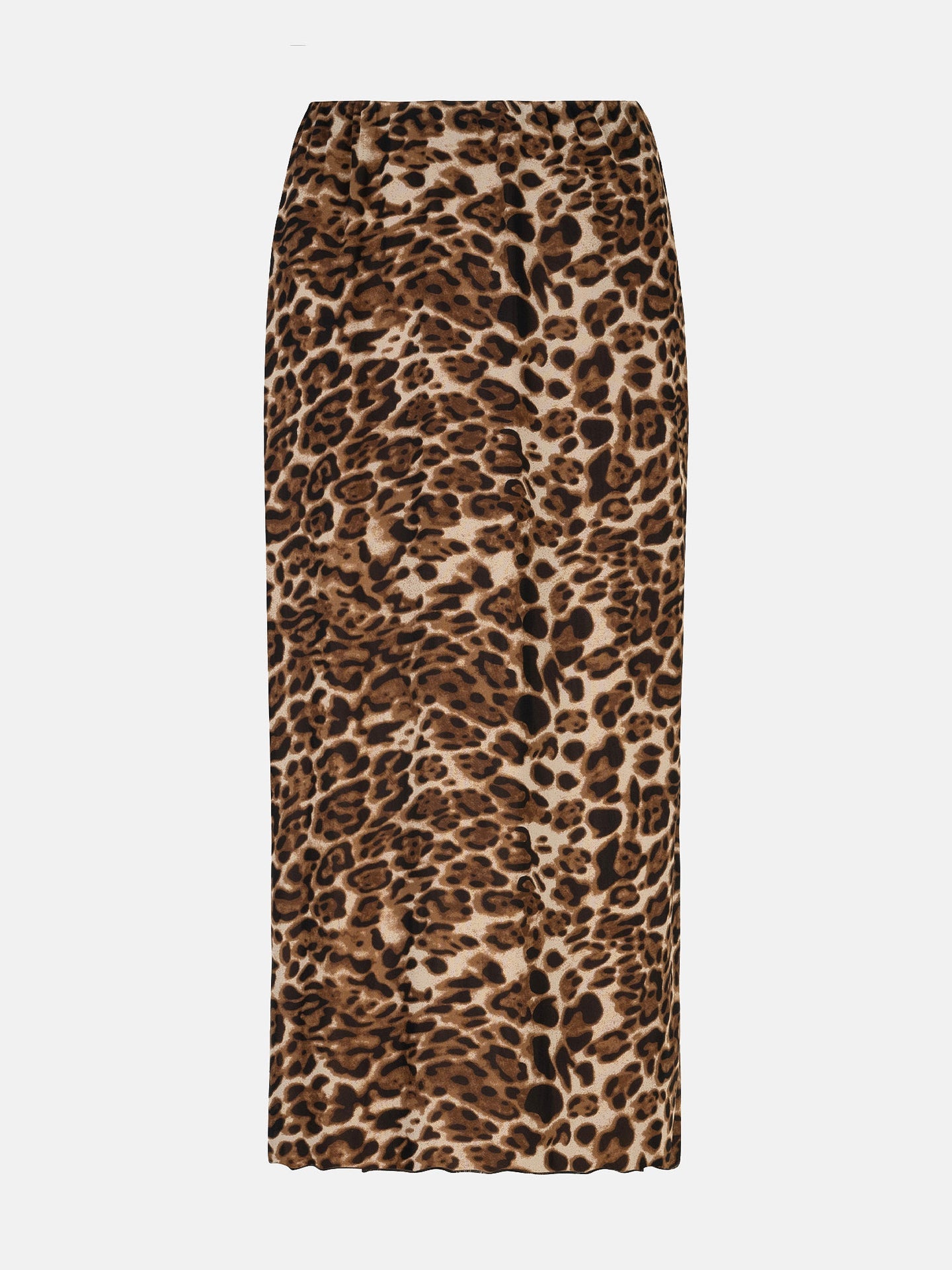 Ydence rok panterprint lang model Skirt Safia Leopard