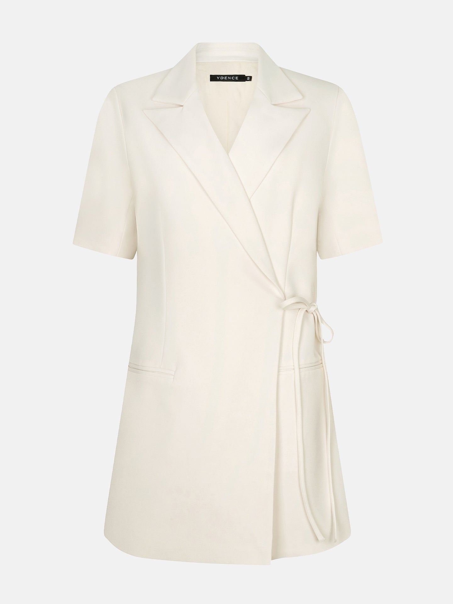 Ydence blazer jurk offwhite model Dress Hazel Ecru