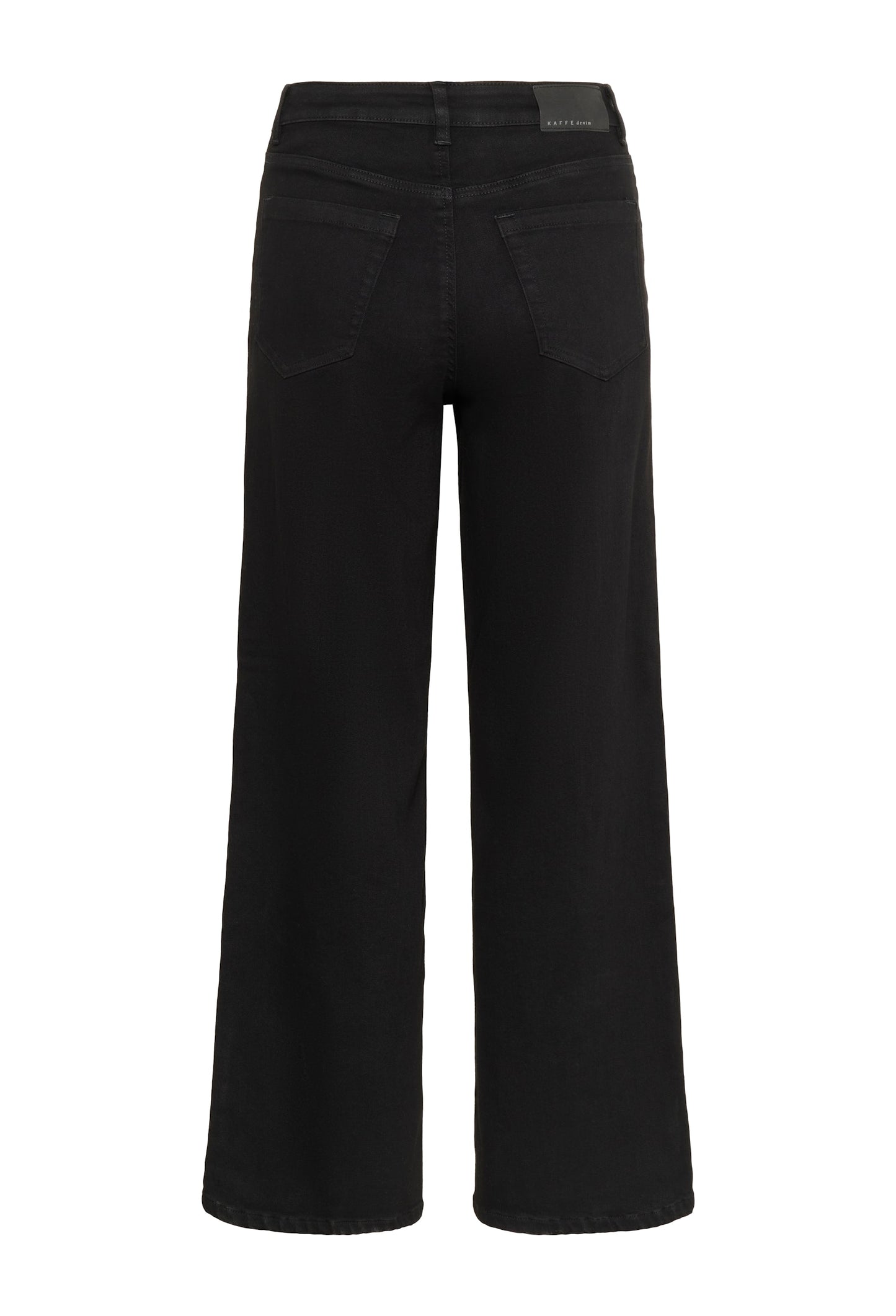 Kaffe jeans zwart wijd model KAmeadow black deep