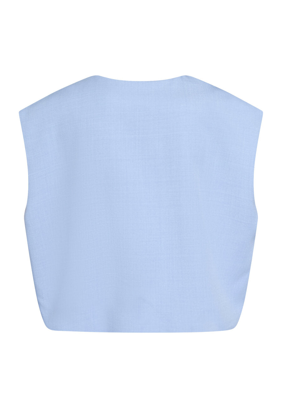 Sisters Point licht blauw gilet model Garwin vest skyway