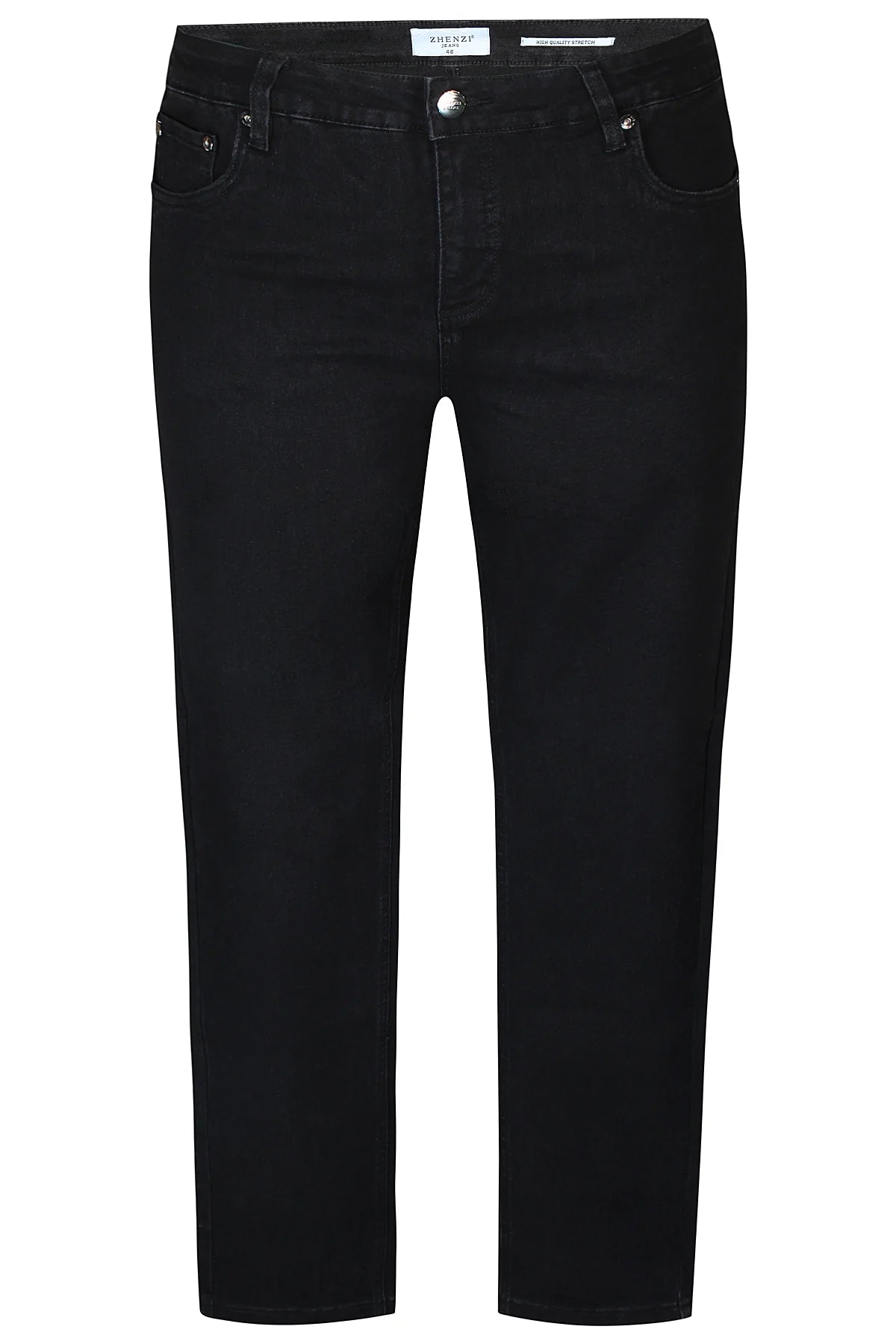 Zhenzi jeans zwart stomp 120 