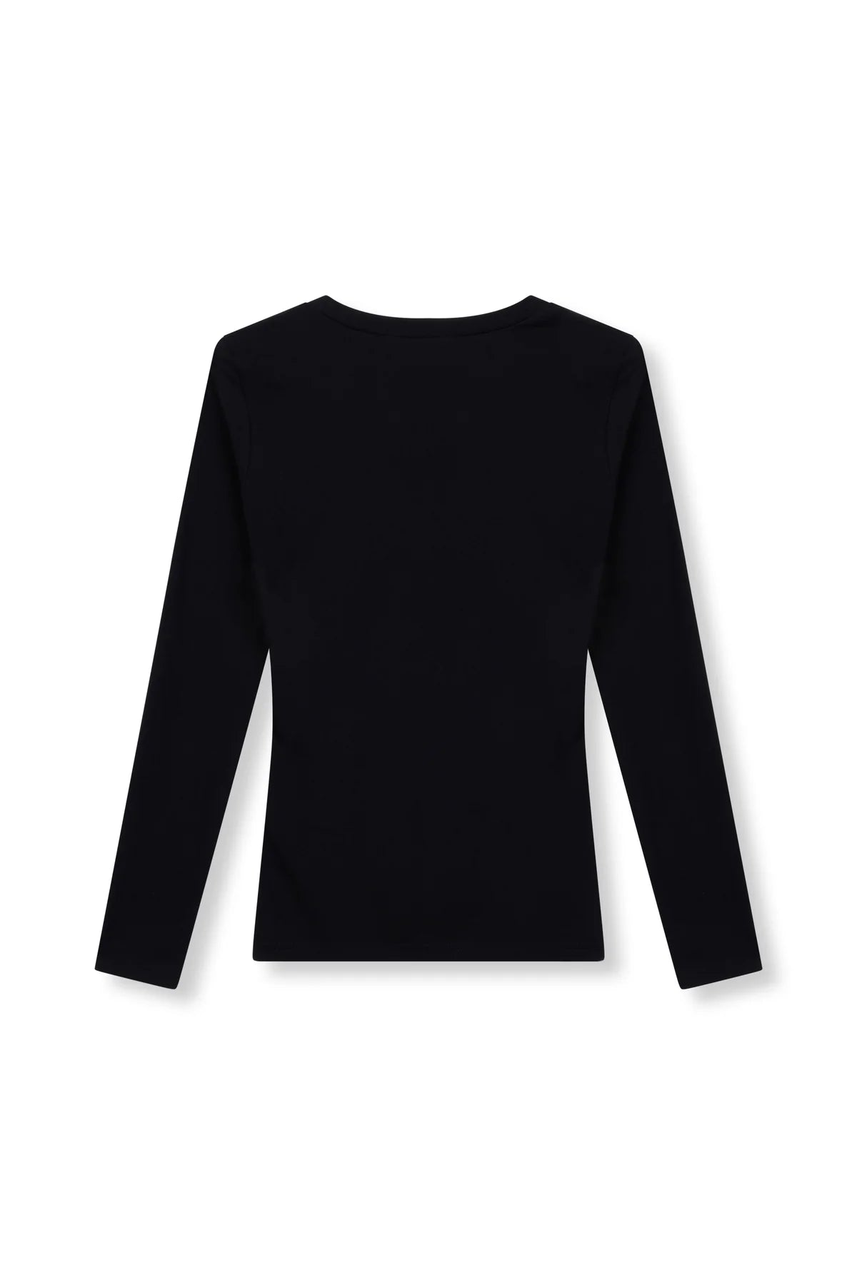 Refined Department longsleeve zwart model Zohra top black